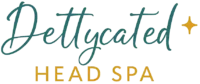 Dettycated Head Spa Northridge official logo – symbolizing elegance, wellness, and premium scalp care.